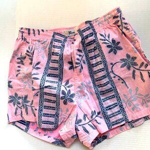 REYN SPOONER HAWAIIAN PRINT BATHING SUIT Size L.